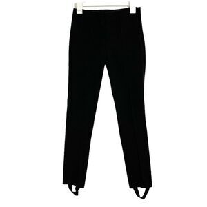 Helmut Lang Classic Rider Legging Dress Pants With Ankle Stirrups Size Small